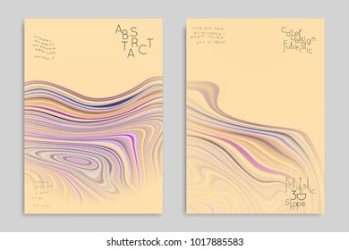 Minimal banner templates with marble striped texture. Abstract bright color splash background. Social media web banner. Future geometric design with marbling pattern.