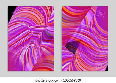 Minimal banner templates with marble striped texture. Abstract bright color splash background. Social media web banner. Future geometric design with marbling pattern.