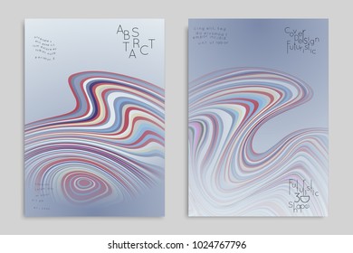 Minimal banner templates with marble striped texture. Abstract bright color splash background. Social media web banner. Future geometric design with marbling pattern.