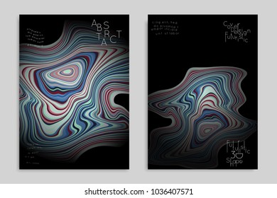 Minimal banner templates with marble striped texture. Abstract bright color splash background. Social media web banner. Future geometric design with marbling pattern.