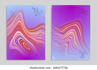 Minimal banner templates with marble striped texture. Abstract bright color splash background. Social media web banner. Future geometric design with marbling pattern.
