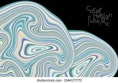 Minimal banner templates with marble striped texture. Abstract bright color splash background. Social media web banner. Future geometric design with marbling pattern.