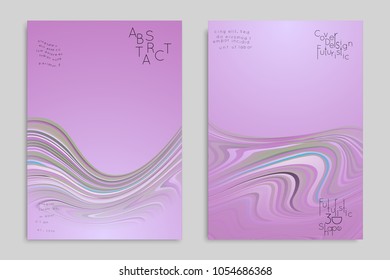 Minimal banner templates with marble striped texture. Abstract bright color splash background. Social media web banner. Future geometric design with marbling pattern.