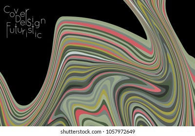 Minimal banner templates with marble striped texture. Abstract bright color splash background. Social media web banner. Future geometric design with marbling pattern.