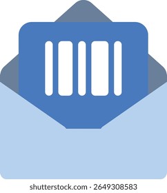 Minimal barcode icon for shopping, payments, orders, and retail systems. Perfect for mobile apps, POS interfaces, scan tools, and modern digital designs. Fully editable vector.