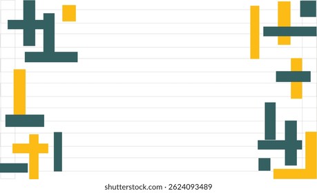 Minimal Bauhaus Abstract. background line