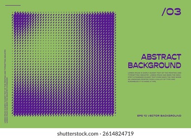 Minimal Bauhaus Abstract Posters. Optical Illusion vector Background. Swiss Design composition with geometric shapes vector green bg.