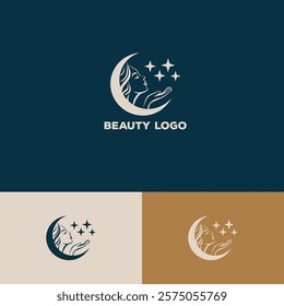 Minimal Beauty logo design template