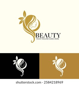 Minimal Beauty logo design template