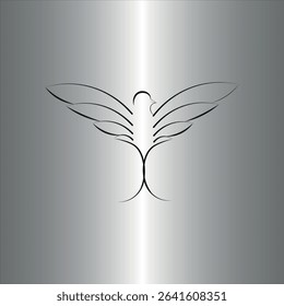Minimal Bird Logo Stock Illustrations Royalty Free Vector Graphics and Clip Art
