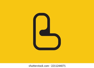 Minimal BL logo. Icon of a LB letter on a luxury background. Logo idea based on the BL monogram initials. Professional variety letter symbol and LB logo on background.