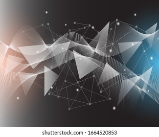 diseño mínimo de fondo abstracto negro