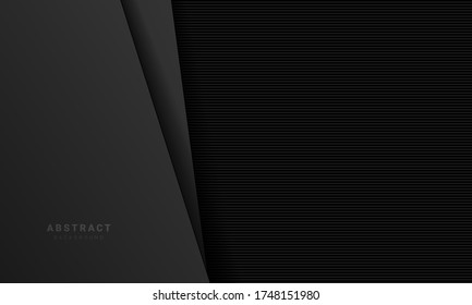 minimal black background, simple and clean dark wallpaper, dark futuristic deep background vector.
