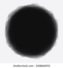 Minimal black bubble.
Eps 10 stock vector illustration