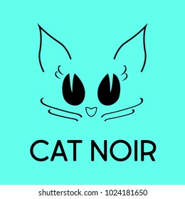 Minimal Black Cat