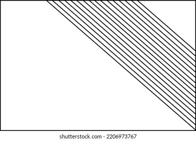 minimal black diagonal on the white background