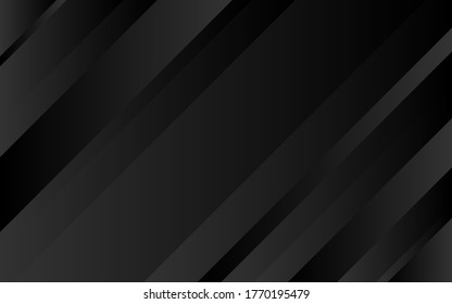 Minimal black layer abstract geometric polygon background vector illustration