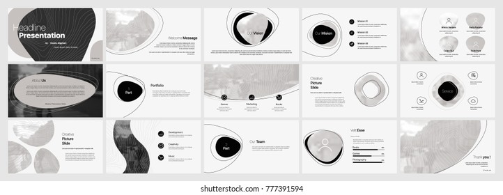 Minimal black presentation templates elements on a white background. Vector infographics. Use in Presentation, flyer and leaflet, corporate report, marketing, advertising, annual report, banner.