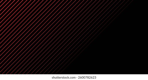 Minimal Black and red Black to Red Gradient Stripe Background - Halftone Abstract Linear Pattern Design Background