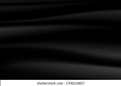 Minimal Black Silky Flag Texture Vector Background