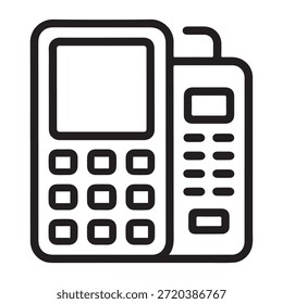 Minimal black vector icons representing point of sale systems, digital payments, and retail transaction workflows.