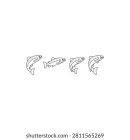 Minimal black vector illustration