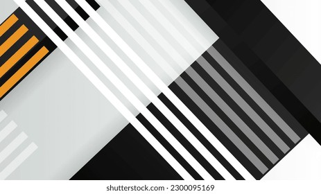 Minimal black white background with lines design