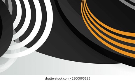 Minimal black white background with lines design