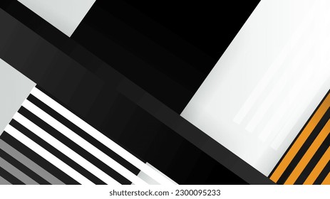 Minimal black white background with lines design