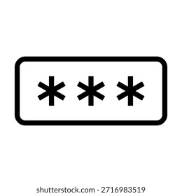 Conjunto mínimo de iconos de seguridad y privacidad en blanco y negro con Contraseñas, identificación facial, autenticación de huellas dactilares, protección de datos, pagos seguros, control de acceso y símbolos de advertencia. Ideal para Sitios web, App móviles, fintech, plataformas SaaS e interfaces de usuario.