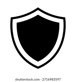 Conjunto mínimo de iconos de seguridad y privacidad en blanco y negro con Contraseñas, identificación facial, autenticación de huellas dactilares, protección de datos, pagos seguros, control de acceso y símbolos de advertencia. Ideal para Sitios web, App móviles, fintech, plataformas SaaS e interfaces de usuario.