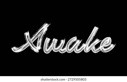 Mínima tipografía en blanco y negro con una sola palabra poderosa inspirada en el activismo global, los derechos humanos y los temas de justicia social. Diseño de letras de pincel limpio adecuado para carteles de protesta, campañas de ONG, Uso editorial, ropa y proyectos gráficos modernos.