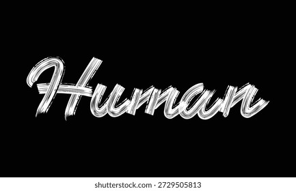 Mínima tipografía en blanco y negro con una sola palabra poderosa inspirada en el activismo global, los derechos humanos y los temas de justicia social. Diseño de letras de pincel limpio adecuado para carteles de protesta, campañas de ONG, Uso editorial, ropa y proyectos gráficos modernos.