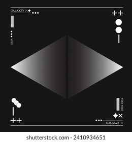 Minimal BlackandWhite Modern triangle 1 - Vector Themplates Backgrounds