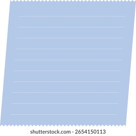 Minimal blank paper illustration. Useful as a memo, note, document, invitation, or printable template for educational, office, or design use.

