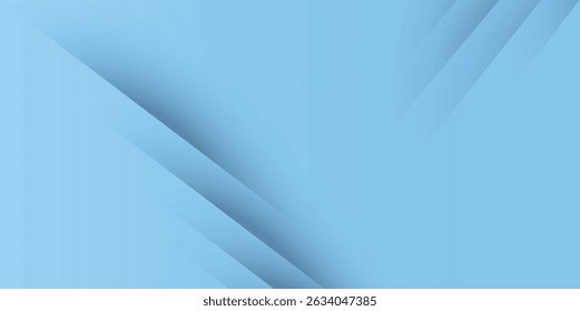 Fundo geométrico abstrato azul mínimo com listras diagonais de sombras suaves