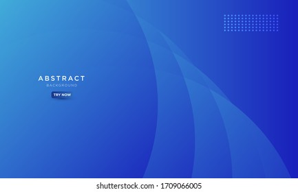 fondo azul mínimo con forma de círculo abstracto, fondo de onda degradado