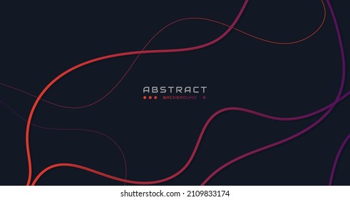 fondo azul mínimo con forma de línea abstracta, fondo de onda degradado