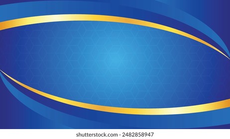 Minimal blue business banner background. abstract blue wave background. Template use for banner, cover, poster, wallpaper, design with space for text.	