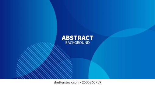 Minimal blue geometric background design. Dynamic shapes composition.