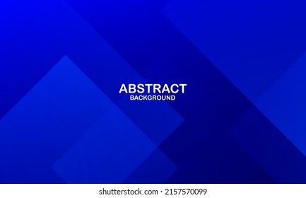 Minimal blue geometric background. Dynamic shapes composition. Eps10 vector