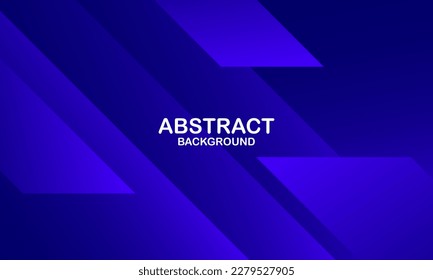 Minimal blue geometric background. Dynamic shapes composition. Eps10 vector