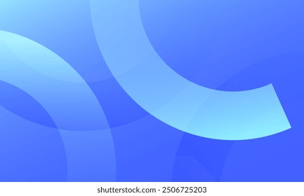 Minimal blue geometric background. Dynamic shapes composition. Eps10 vector