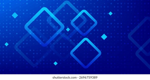 Minimaler blauer geometrischer Hintergrund. EPS10-Vektor