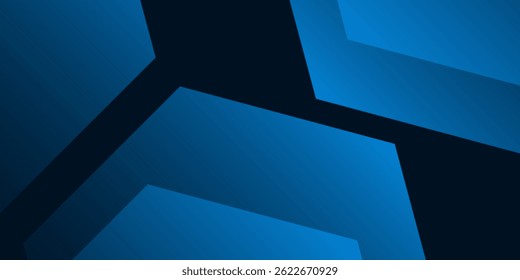 Minimaler blauer geometrischer Hintergrund. Modernes glänzendes blaues Farbverlauf-Diagonaldesign. Dynamische Formen. Elegant geometrisch. Anzug für Hintergrund, Poster, Banner, Broschüre, Broschüre