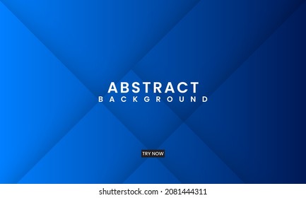 Minimal blue geometric background. smooth color gradation. futuristic concept for graphic design, background, web design, poster, banner, book, slideshow