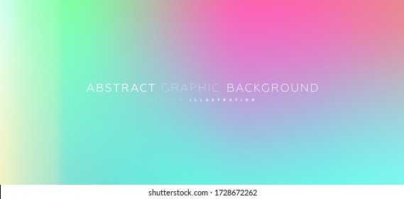 Minimal blurred gradient soft simple style liquid flow background with plastic neon color texture. Eps10 vector