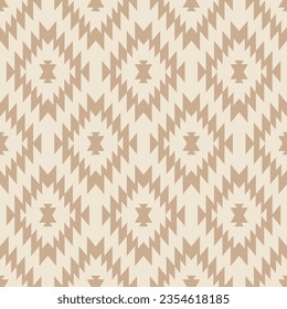 Impresión mínima del patrón de Navajo Boho Southwestern Seamless Pattern. Papel de escritorio nativo americano. Antecedentes escandinavos. Ornamento étnico azteca para textiles, diseño de superficies, papeles de envolvimiento. Ilustración vectorial