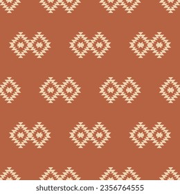 Minimal Boho Southwestern Seamless Pattern Navajo Print. Native American Wallpaper. Scandinavian Background. Ethnic Aztec Ornament for Textile, Surface Design, Wrapping Papers. Vector Illustration
