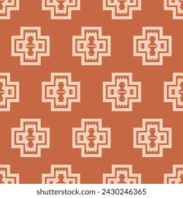 Estampado minimalista boho Southwestern Seamless Pattern Navajo. Fondo de pantalla nativo americano. Antecedentes Escandinavos. Ornamento Azteca Étnico para Textil, Diseño de Superficies, Papeles de Envoltura. Ilustración vectorial